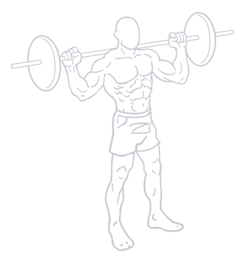 Barbell Lunge, position 1 of 2