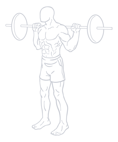 Pause Squat, position 1 of 2