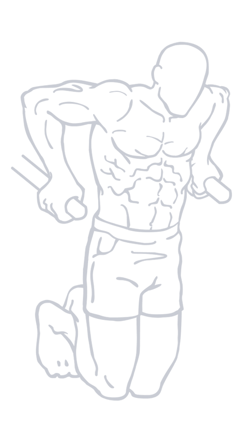 Chest Dip, position 2 of 2