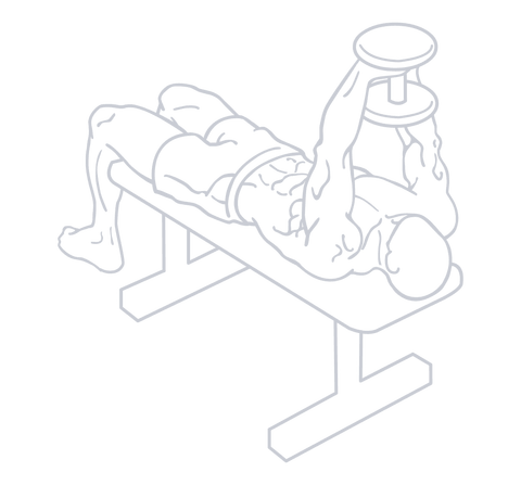 Dumbbell Pullover, position 1 of 2