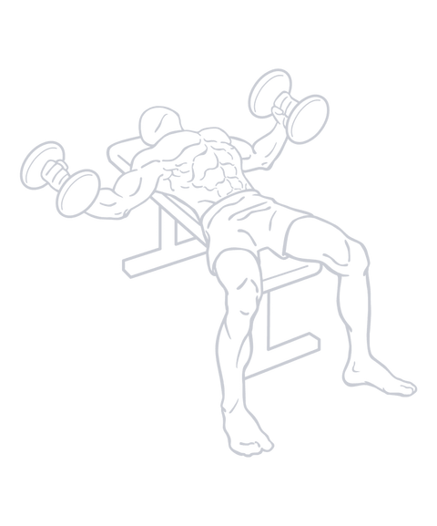 Dumbbell Chest Fly, position 2 of 2
