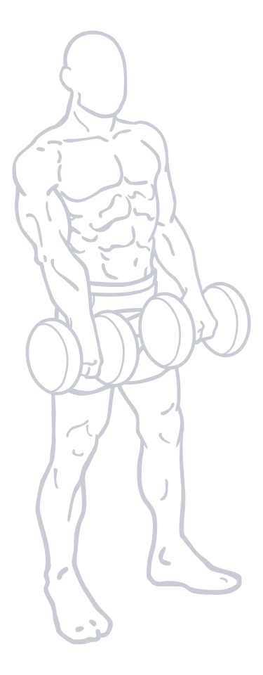 Dumbbell Front Raise, position 1 of 2