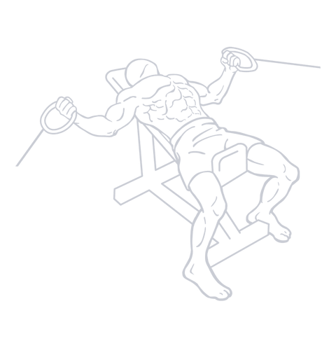 Incline Cable Fly, position 1 of 2