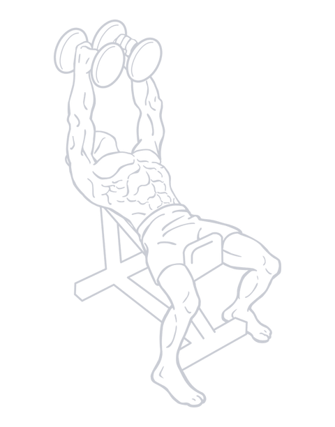 Dumbbell Incline Chest Fly, position 1 of 2