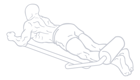 Lying Leg Curl, position 1 of 2