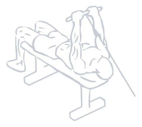 Cable Lying Triceps Extension, position 2 of 2