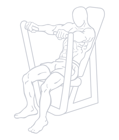 Machine Chest Press, position 2 of 2