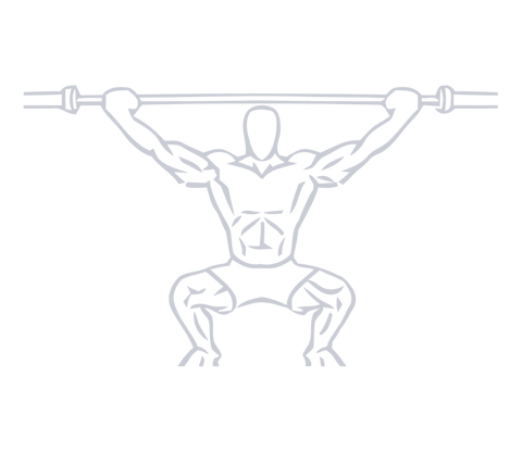 Overhead Squat, position 2 of 2