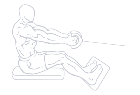 Seated Cable Row (V Grip), position 2 of 2