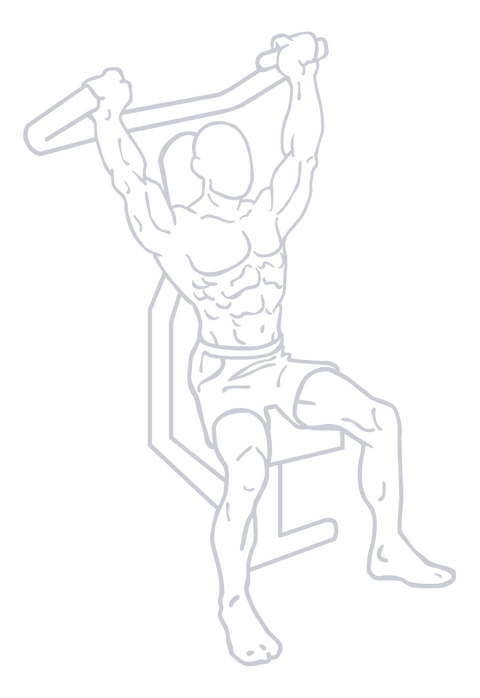 Machine Shoulder Press, position 2 of 2