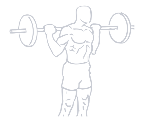 Barbell Calf Raise, position 2 of 2