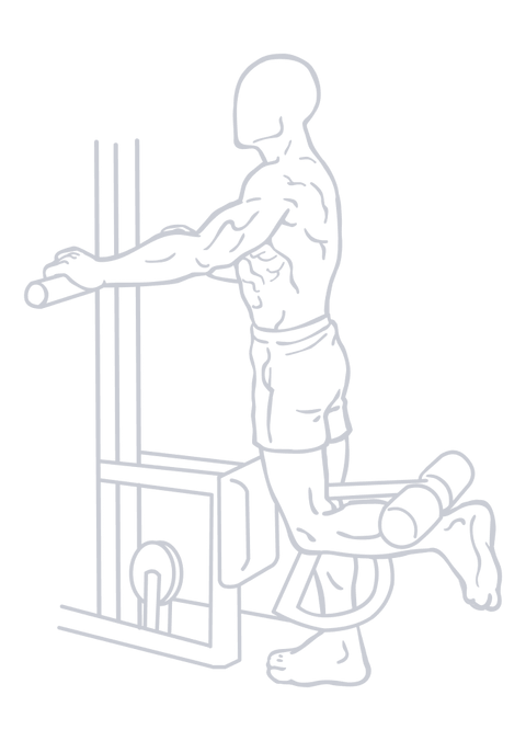 Standing Leg Curl, position 2 of 2