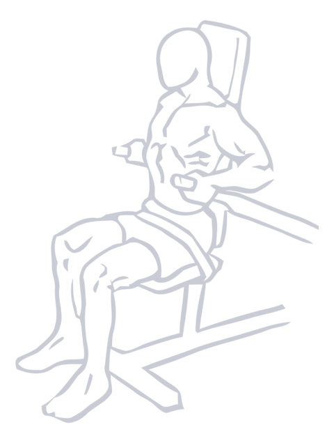 Seated Dip Machine, position 1 of 2
