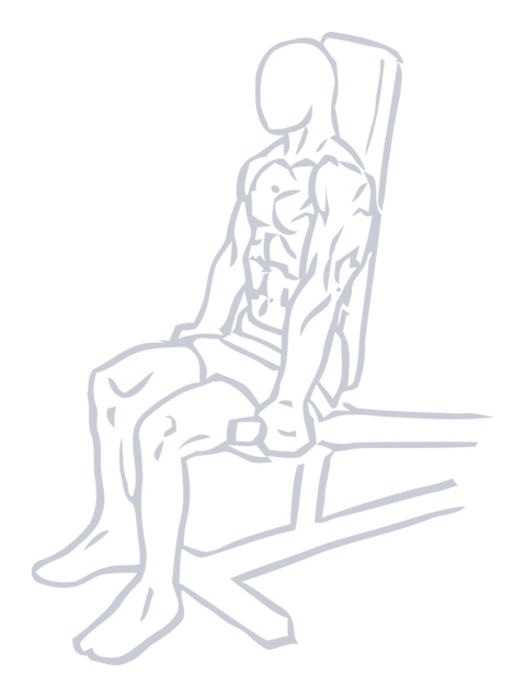 Seated Dip Machine, position 2 of 2