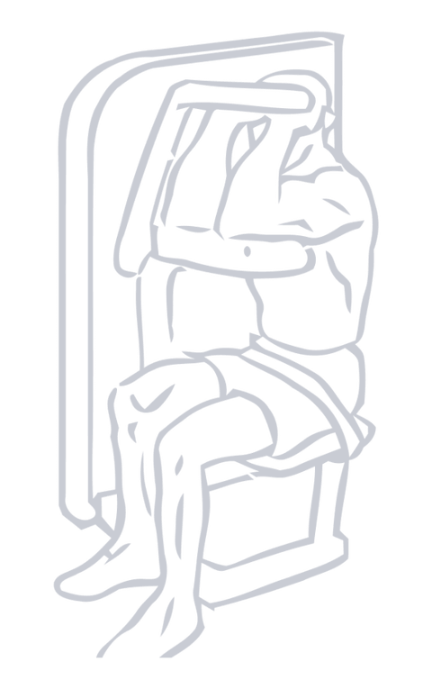 Machine Triceps Extension, position 1 of 2