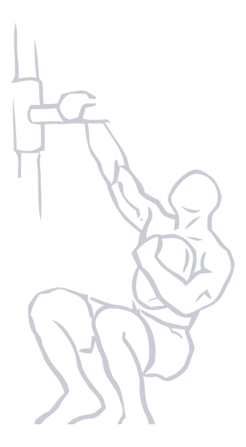 Sissy Squat, position 2 of 2